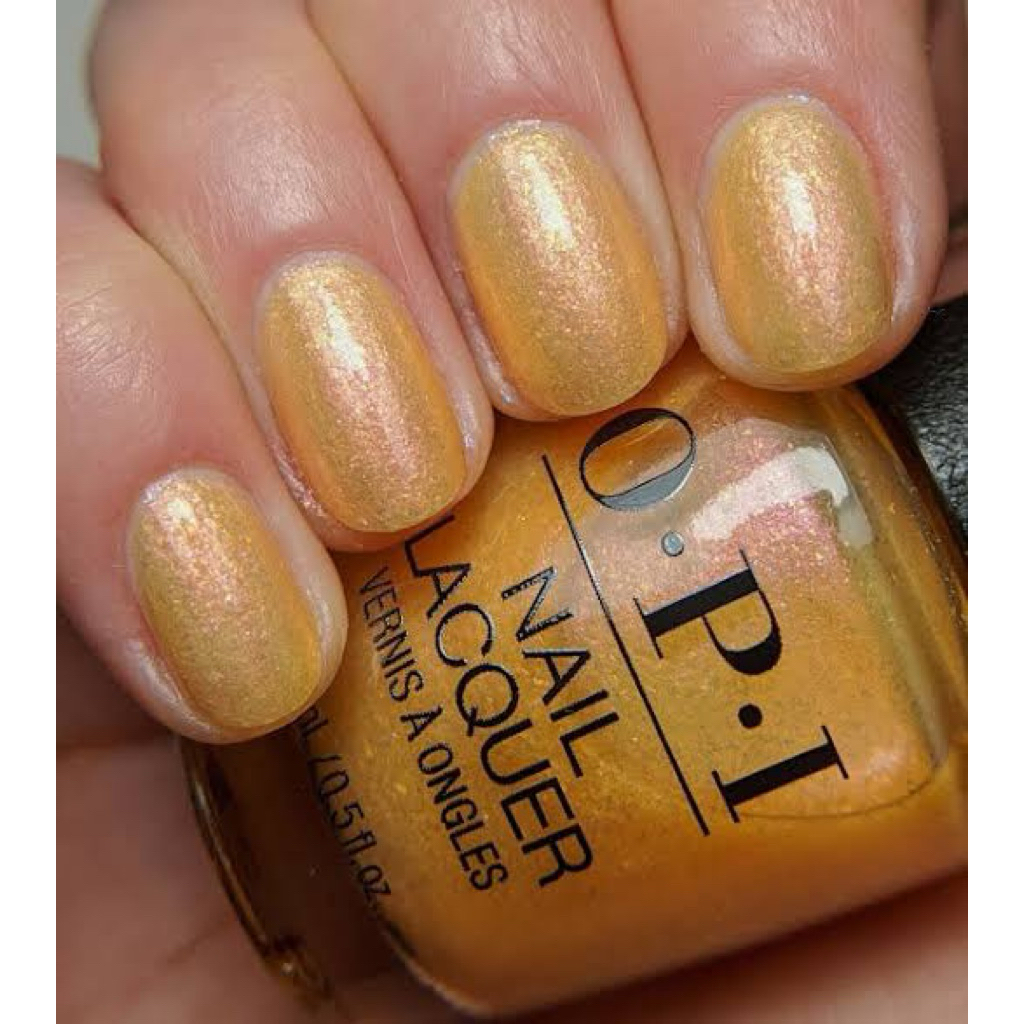 พร้อมส่ง OPI Magic Hour โทนส้มอ่อน ชิมเมอร์เบาๆ ทาเดี่ยวหรือทาบางๆ เป็นท๊อปเพิ่มลูกเล่นเหลือบ แท้ %