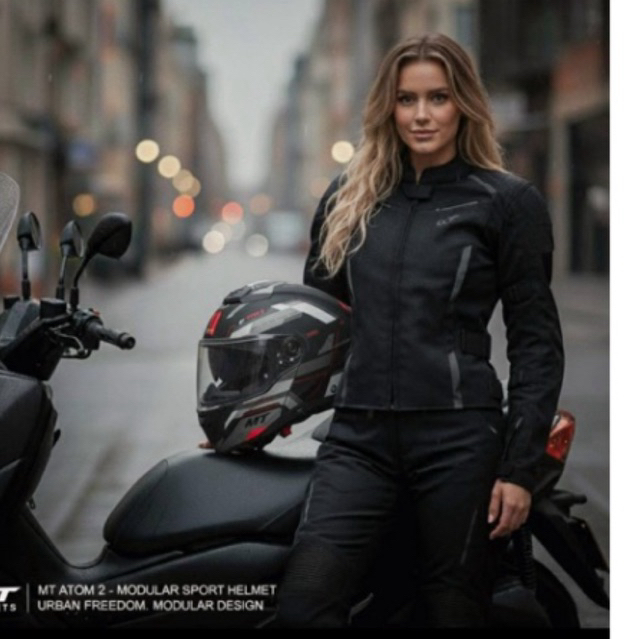 หมวกกันน็อคเต็มใบยกคาง MT ATOM 2SV