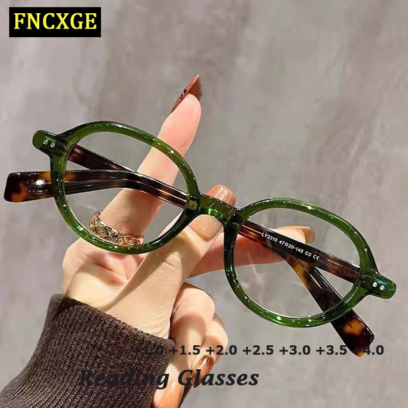 FNCXGE แว่นแฟชั่น แว่นสายตายาว+100ถึง+400 แว่นกรองแสง ComputerGlasses กรองแสงสีฟ้า กรองแสงคอมมือถือ