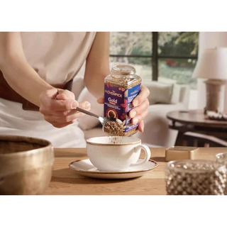 โมเว่นพิค โกลด์ ดีคาฟ กาแฟสำเร็จรูปไม่มีคาเฟอีน 100 กรัม - Instant Coffee GOLD Decaf 100g Movenpick brand