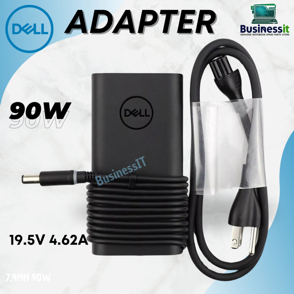 Adapter Dell Latitude D510 D620 D820 90W 7.4 mm สายชาร์จ Dell แท้ ตรงรุ่น ประกันศูนย์ Dell Thailand