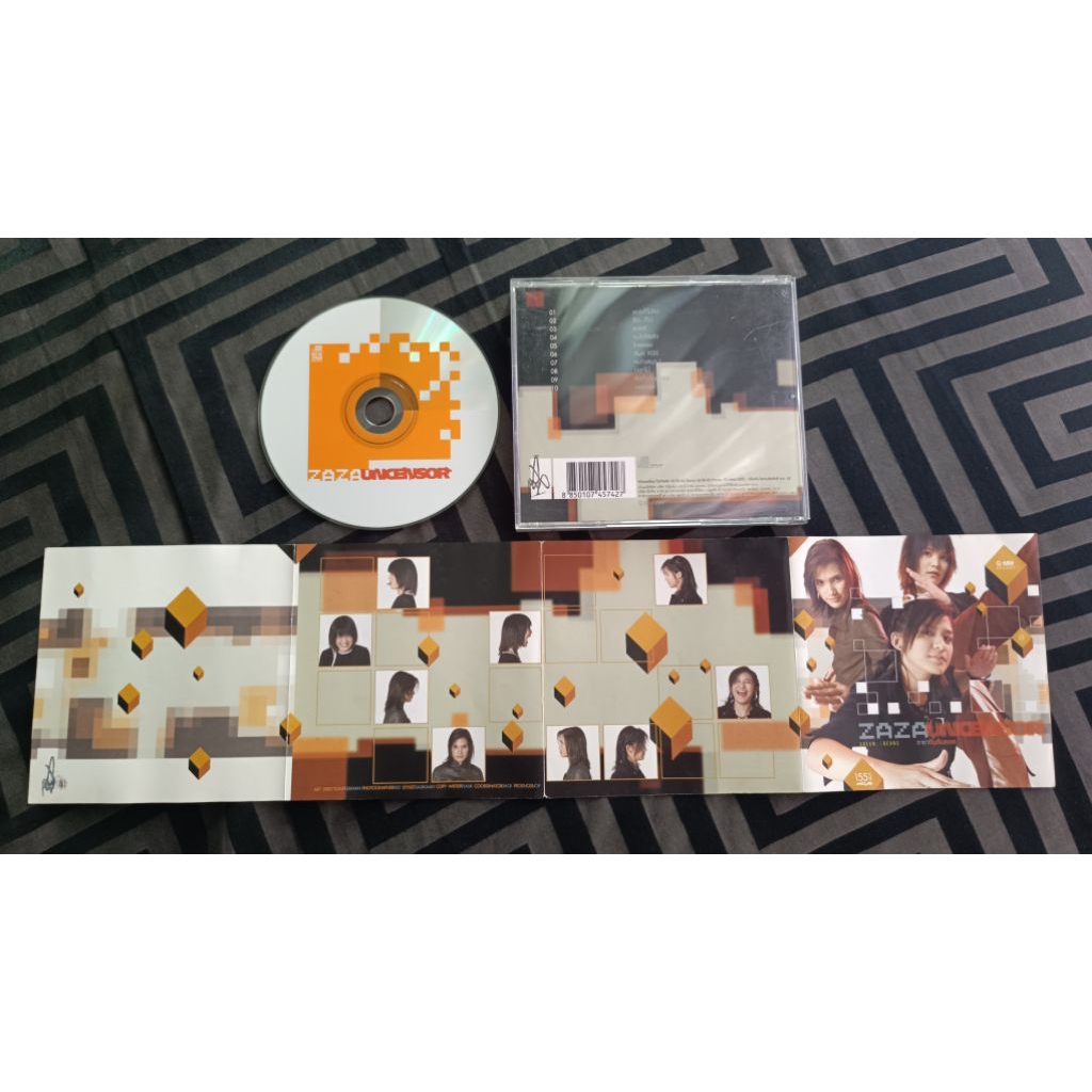 ซาซ่า CD (จบไปได้แล้ว, เอะอะก็ไม่คิด, วันละ Kiss, คิดถึงฉันบ้างนะ, โกรธเธอ ฯลฯ) Zaza ซีดีเพลง ปกไม่เ