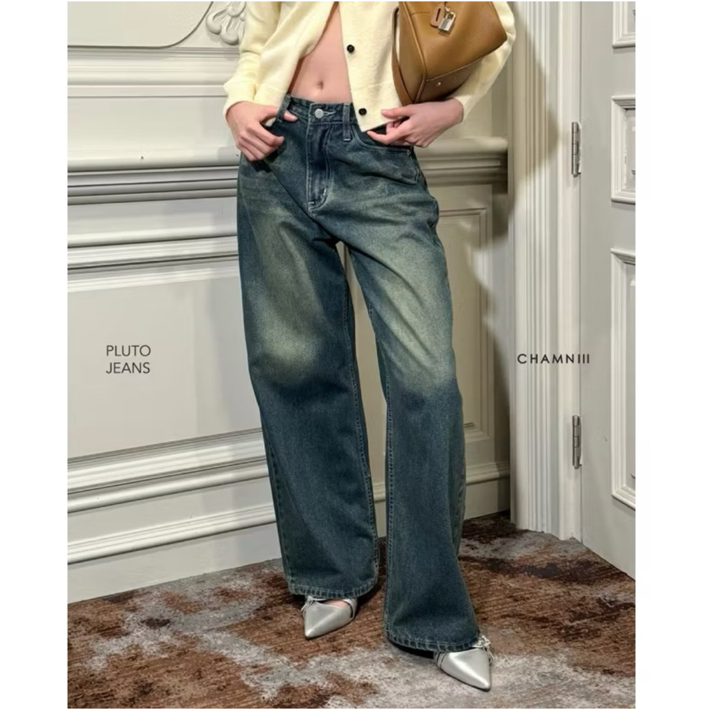 ส่งต่อ ขายาวยีนส์ CHAMNIII รุ่น Pluto Jeans ไซส์ XL