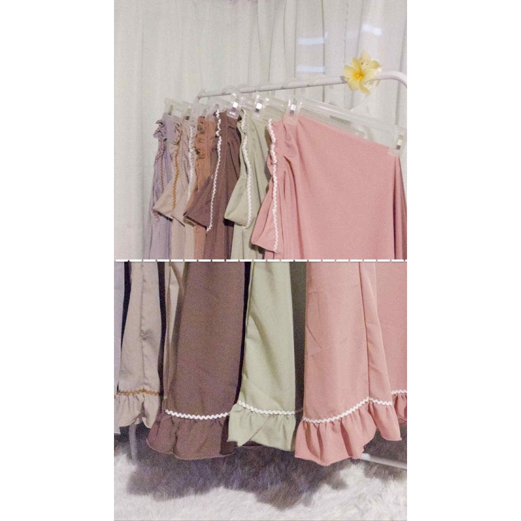 ผ้าละหมาดสีพาสเทลผ้านุ่มใส่สบาย
