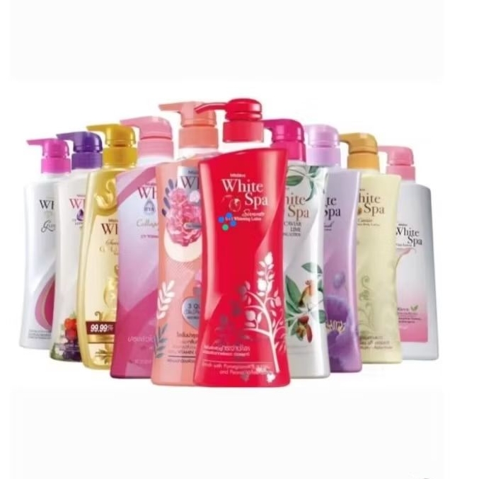 ครีมทาผิว โลชั่น มิสทิน ไวท์ สปา บอดี้โลชั่น Mistine White Spa/ Whitening Lotion 400ml.