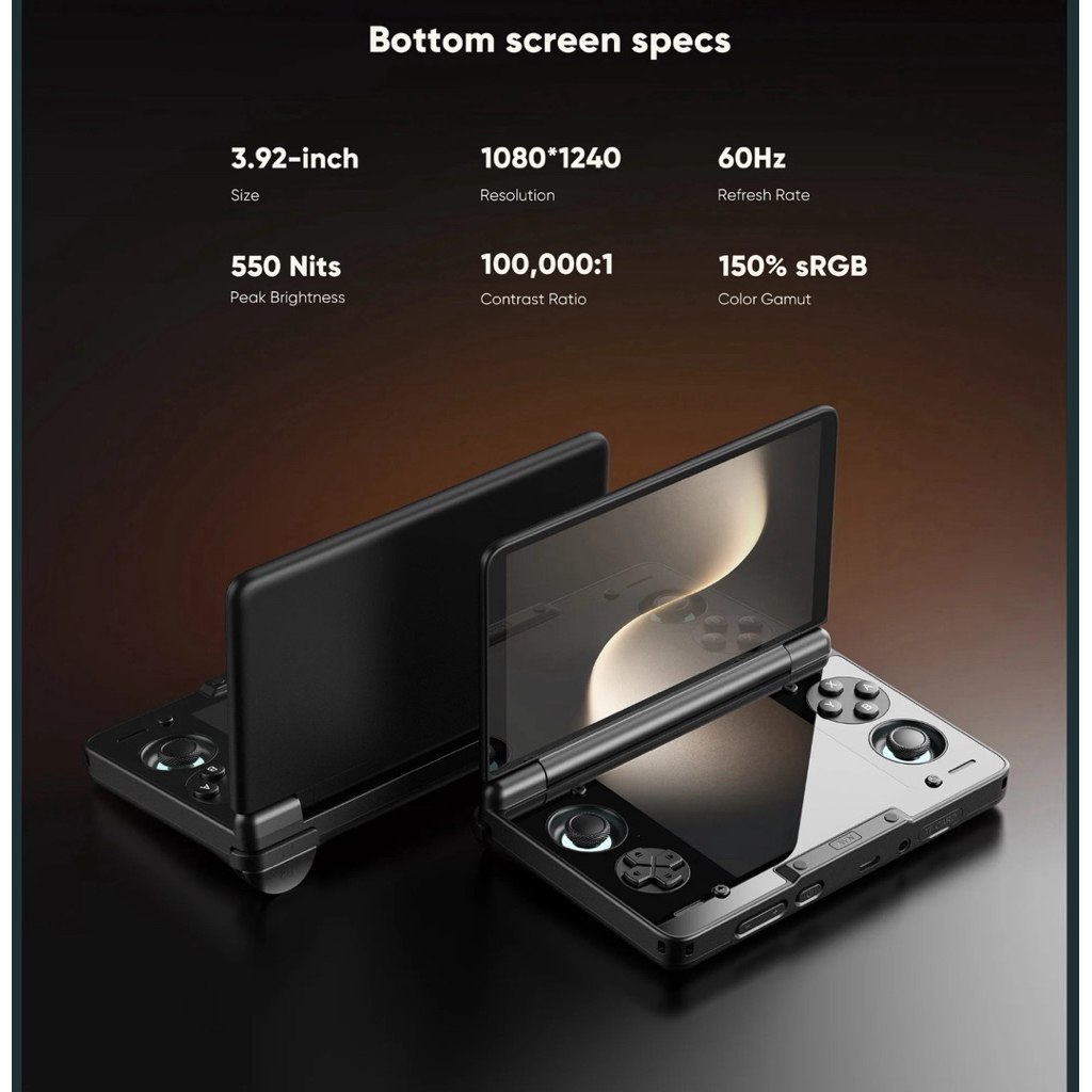 [Pre-order] AYN Thor เครื่องเกมพกพา Android ฝาพับ 2 หน้าจอคู่ OLED - รูปที่ 3