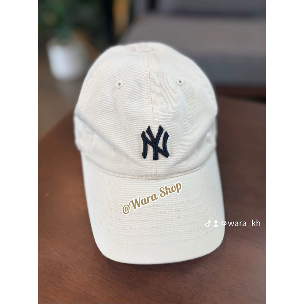 (แท้ พร้อมส่ง)มือ 2 MLB หมวกแก๊ป NY 3ACP7701N 50IVS NEW YORK YANKEES