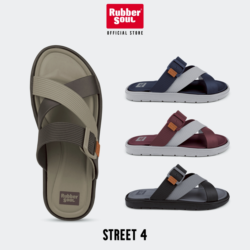 Rubber Soul รุ่น Street 4 รองเท้าแตะแบบสวม ของแท้ 100%guy