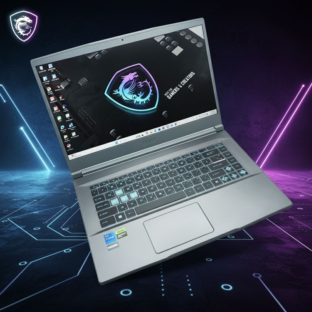 Notebook MSI Thin 15 B13VE-1608TH i5-13420H/16GB/512GB/GeForce RTX 4050 6GB ประกันศูนย์ 16 เดือน