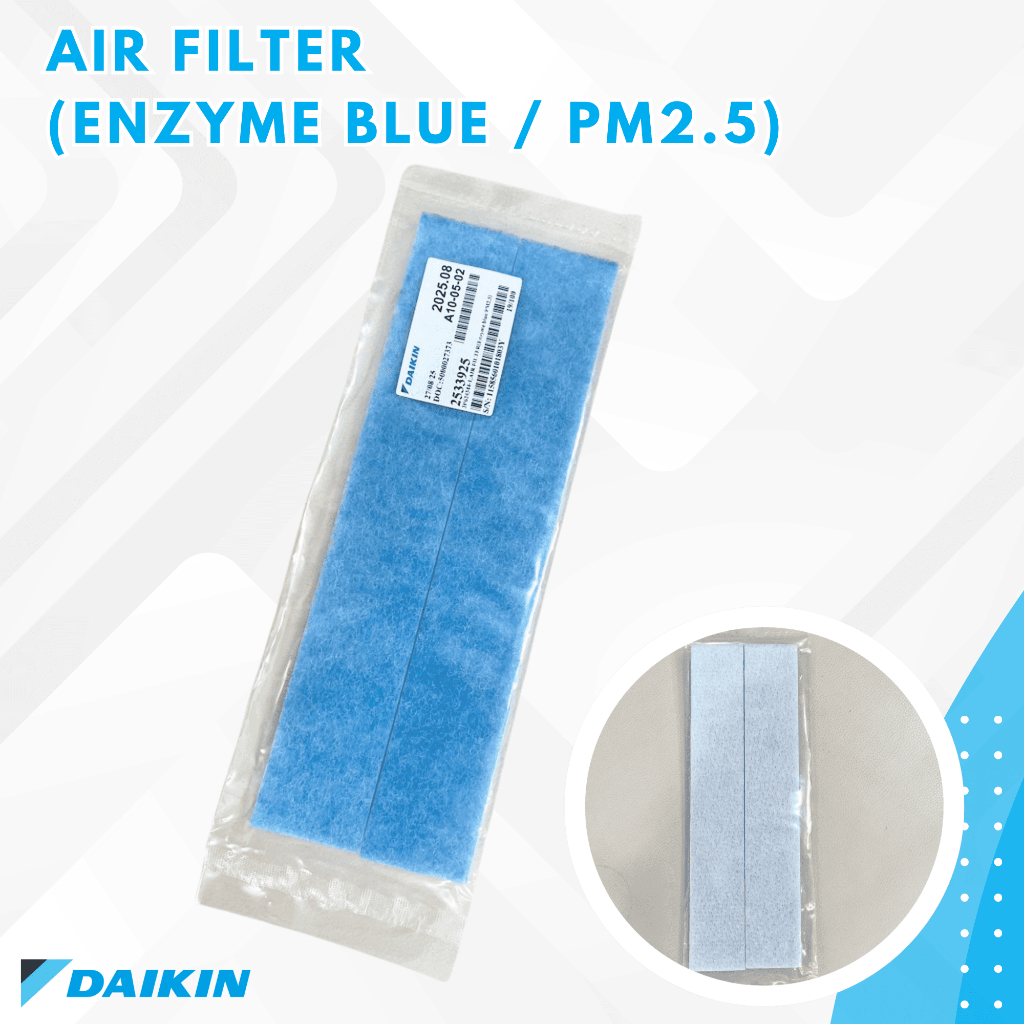 Daikin แผ่นกรอง PM 2.5 & ENZYME BLUE ของแท้ ไดกิ้น ไม่รวมกรอบ
