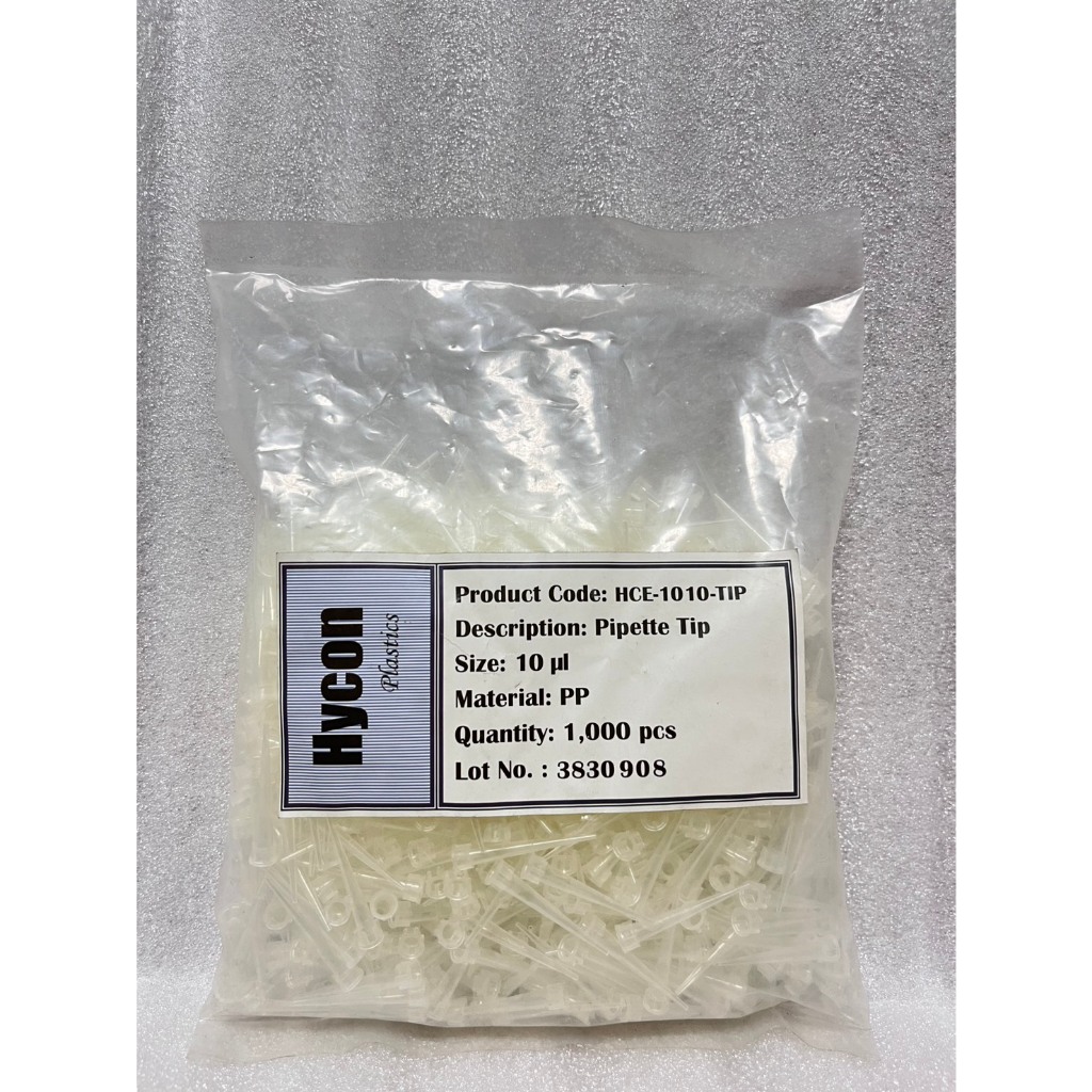 PIPETTE TIP  10UL. (HYCON) 1000ชิ้น/PK