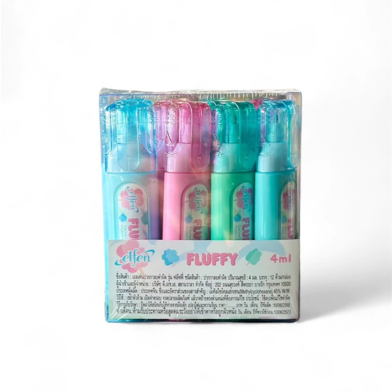 Elfen ปากกาลบคำผิด รุ่น FLUFFY 4 ml. ( 1x12 ด้าม )