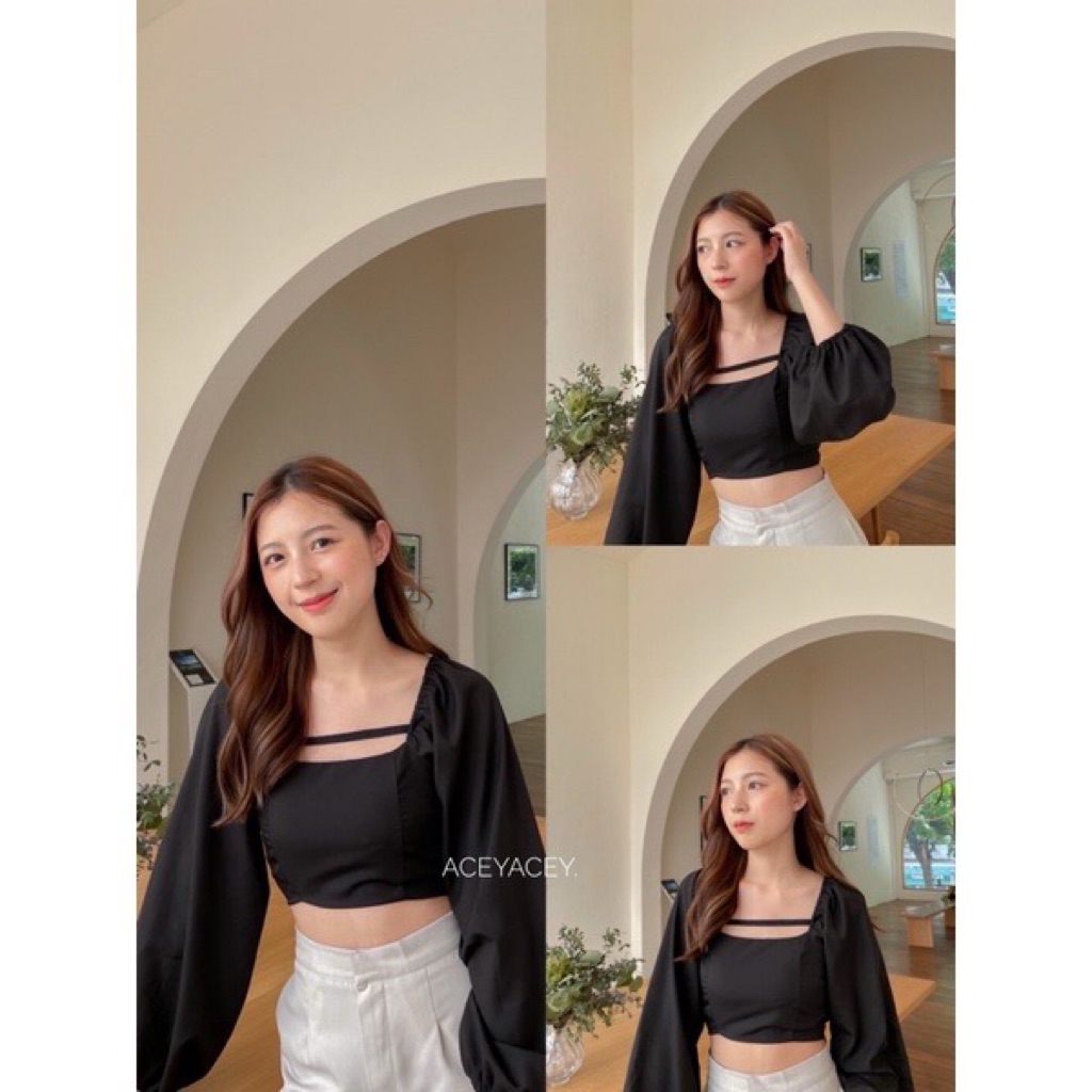 เสื้อครอป acey ใส่ 1 ครั้ง