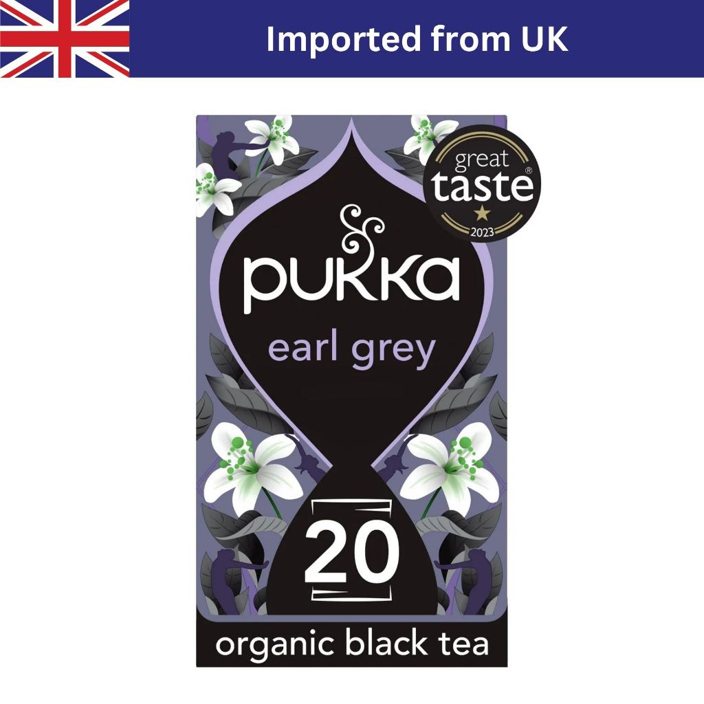 Pukka Organic Earl Grey Tea (20 Bags / 40g) ชาอังกฤษ ชาซอง ชาออร์แกนิก
