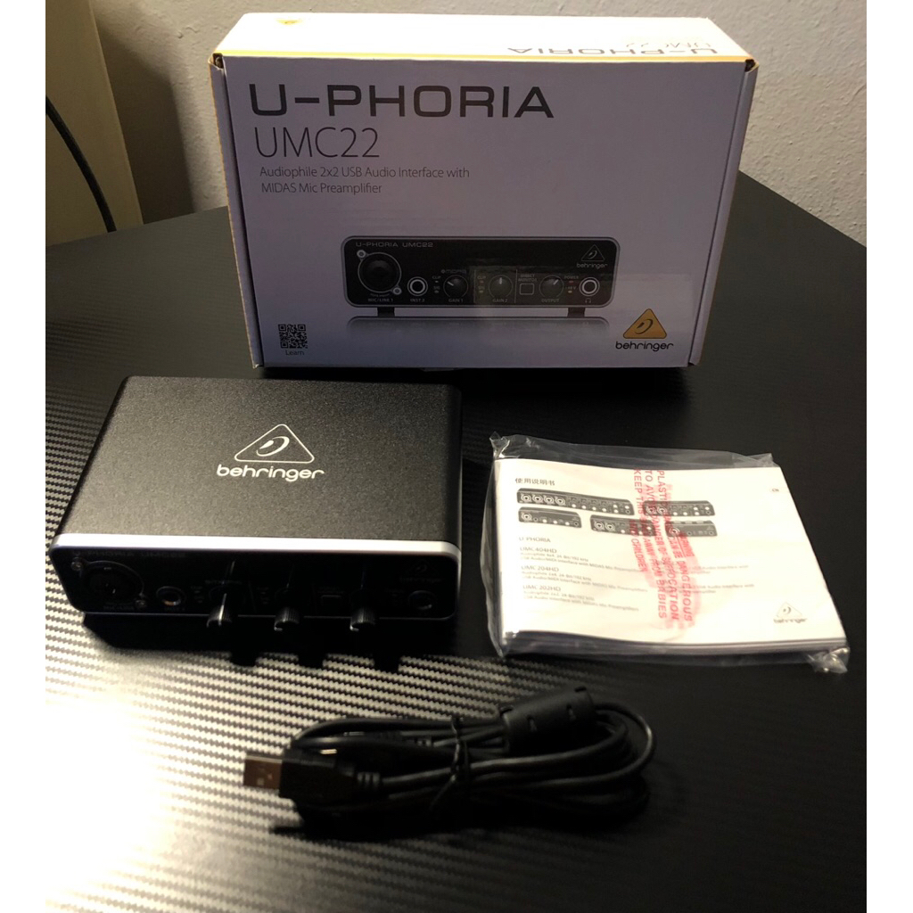 U-PHORIA UMC22 USB Audio Interface ออดิโอ อินเตอร์เฟส (มือสอง)