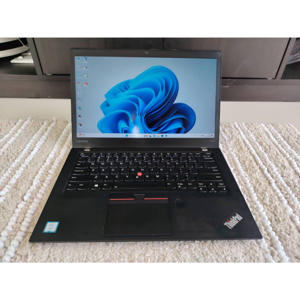 Thinkpad T470s core i7 gen7  7600u 2.8Ghz Ram 8 G SSD M.2 256 G จอ 14 นิ้ว 1920x1080 คี้ย์บอร์ดมีไฟ