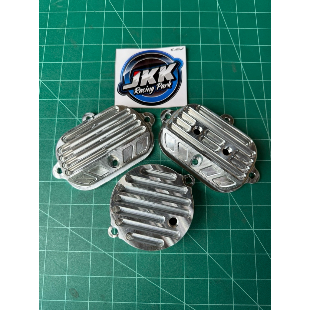 ฝาครอบวาวCNC ใส่ฝาRGลูก85 ตัวหลักเอ็กไซเตอร์ ได้ครบ3ชิ้น