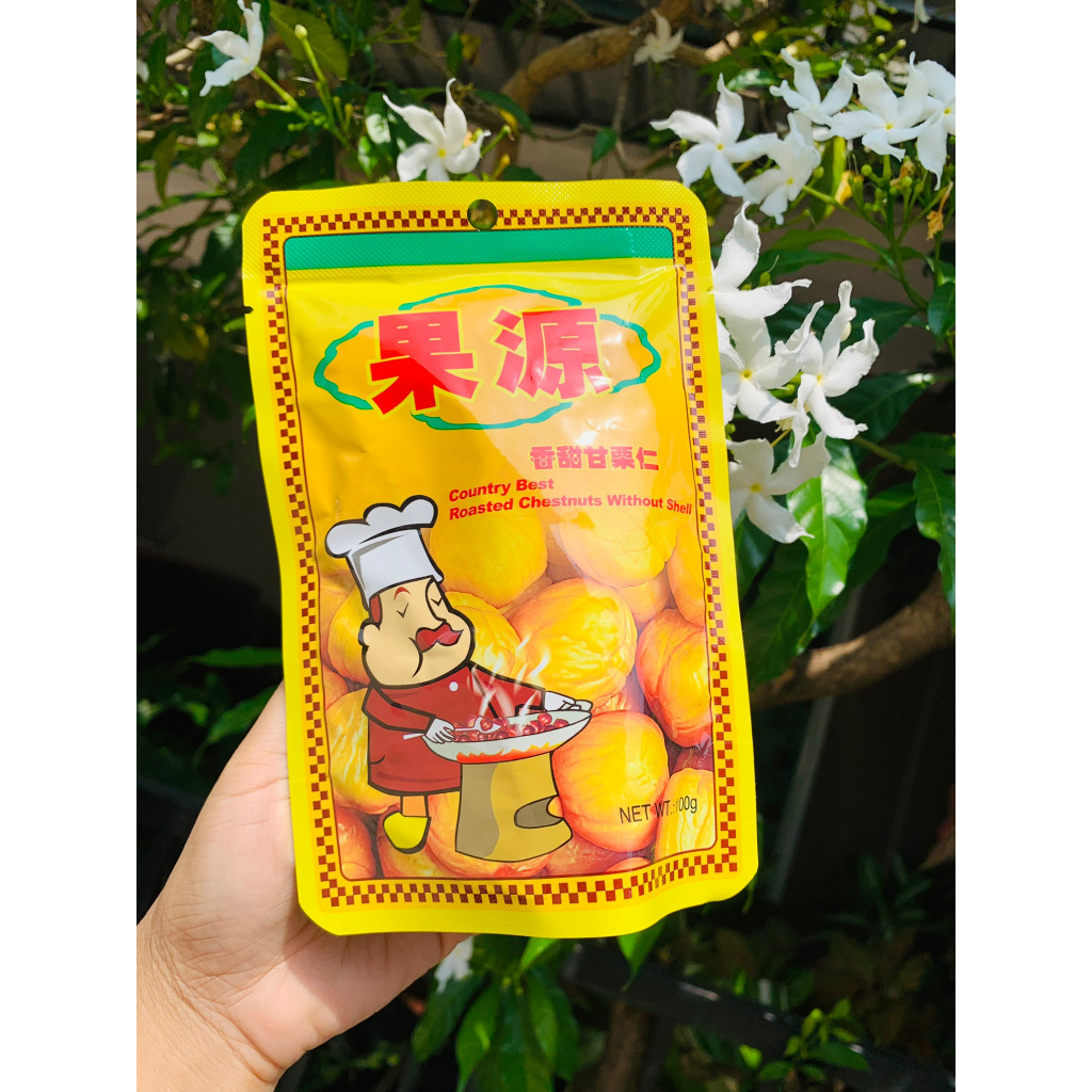 Goryuan ก่อหยวน เกาลัดอบ ไร้เปลือก เกาลัดแกะเปลือกพร้อมทาน (น้ำหนักสุทธิ 100กรัม/ห่อ)