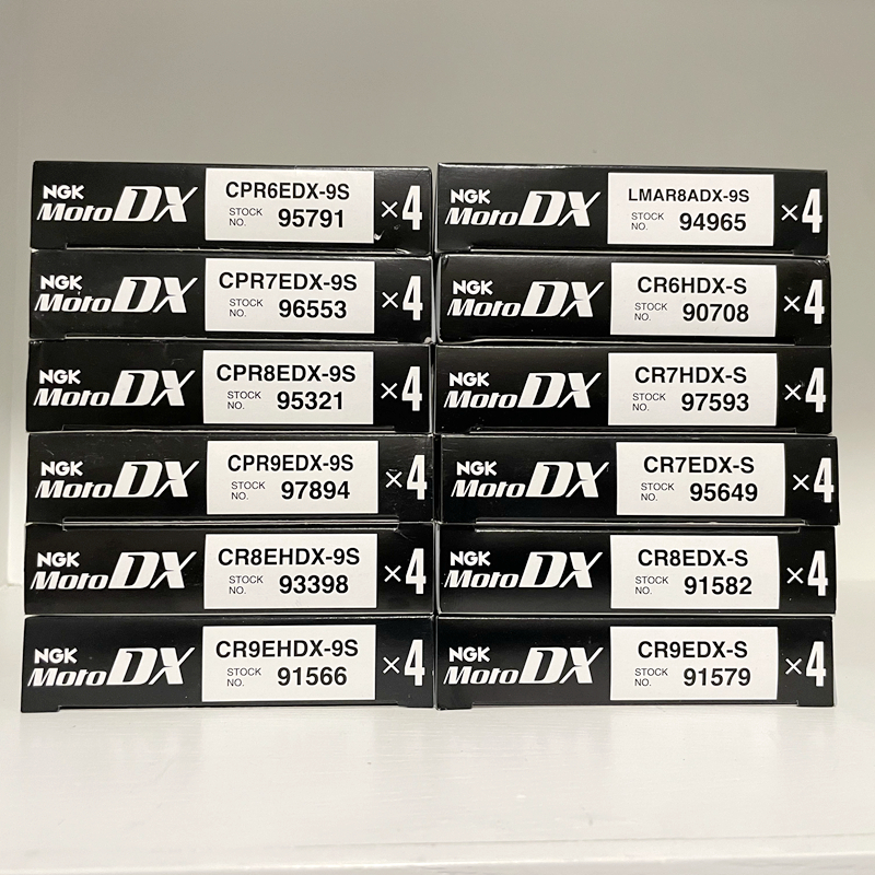 NGK หัวเทียนรถจักรยานยนต์โลหะผสม CPR7EDX-9S LMAR8ADX-9S CR9ERX-S เหมาะสําหรับรุ่นต่างๆ