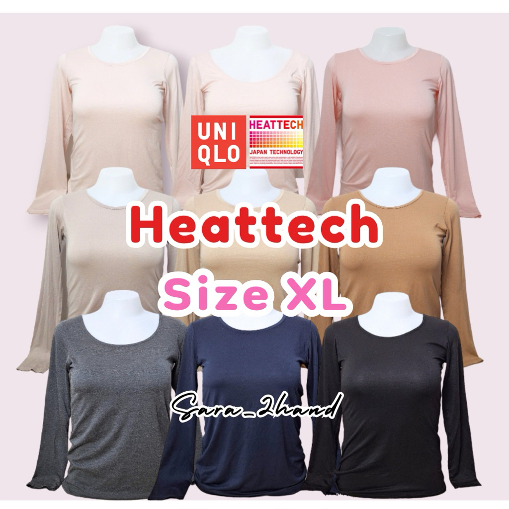 เสื้อ Heattech Uniqlo Size XL ผู้หญิง​(2)