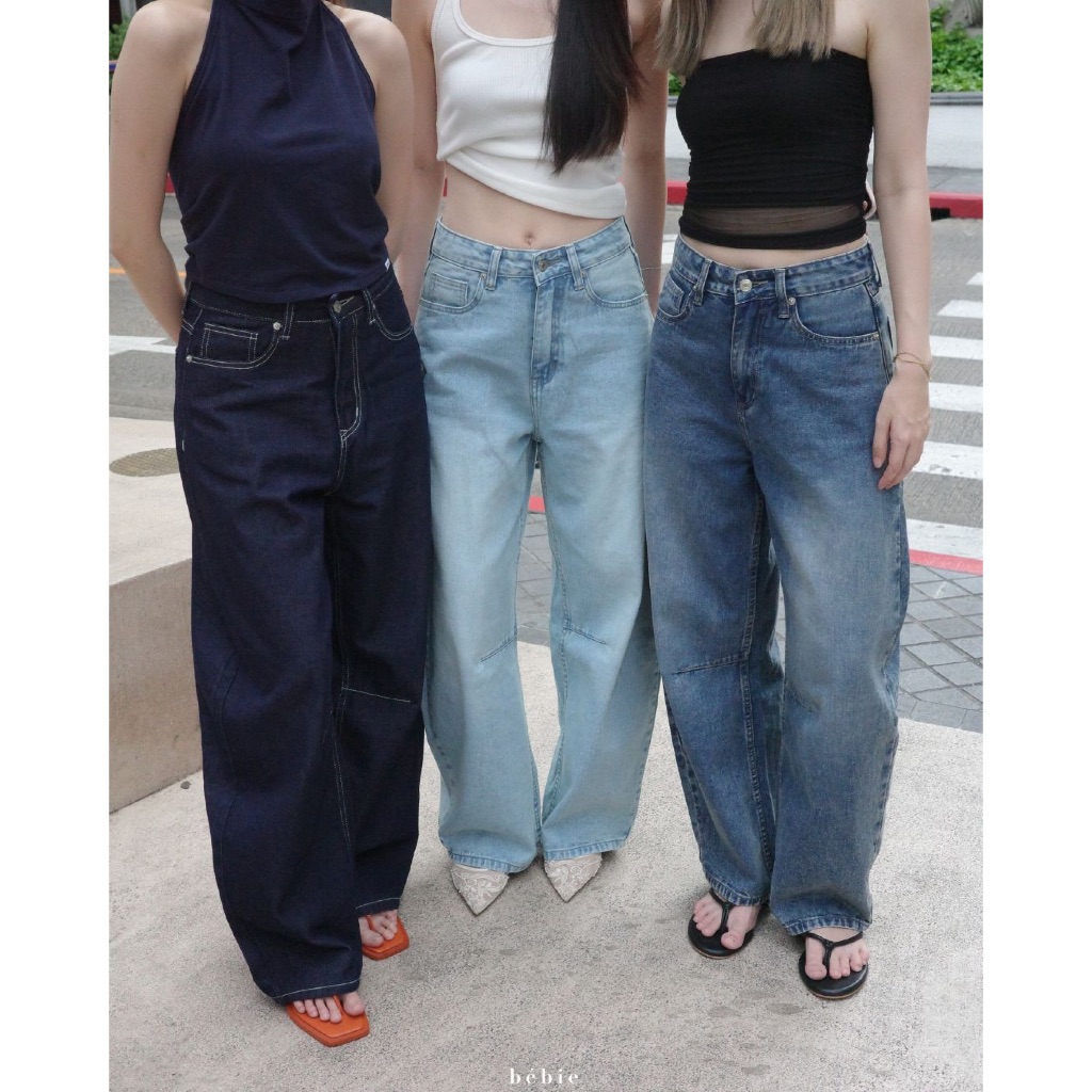 bebie jeans | Flo Barrel Jeans กางเกงยีนส์