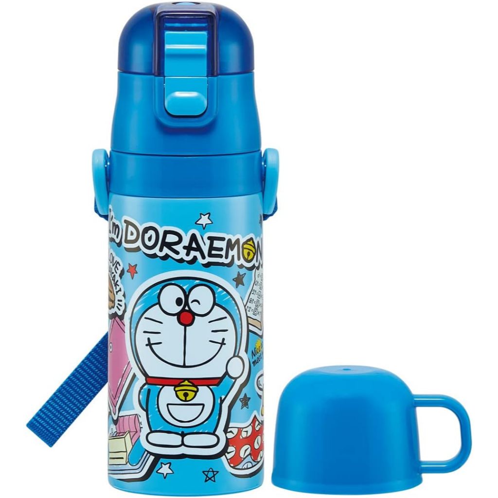 Skater  Children's Stainless Steel Water Bottle, 2-Way Direct Drinking, Cup Drinking  แบบรุ่น 2หัว2แ