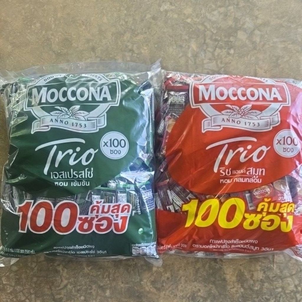 Moccona Trio มอคโคน่า ทรีโอ 3อิน1 100ซอง