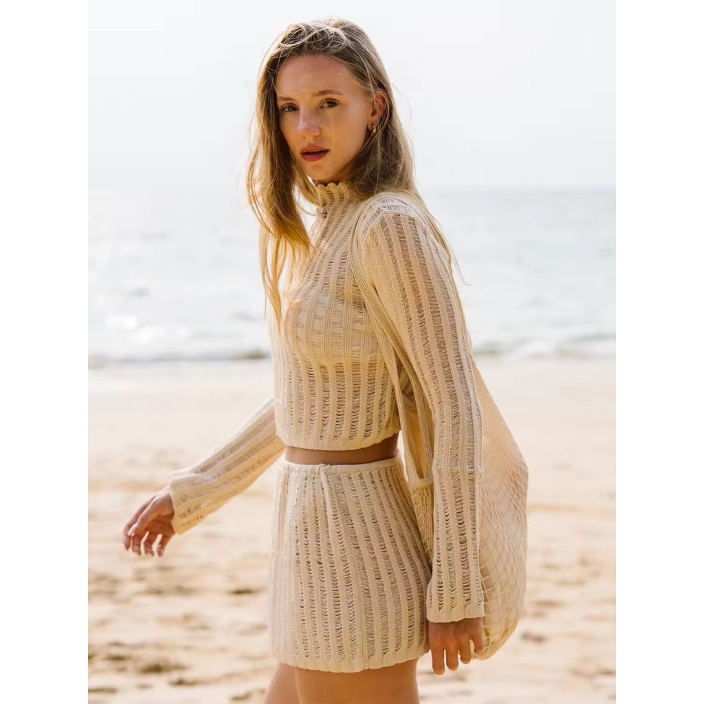 ส่งต่อเสื้อแบรนด์ PUFFCO สีครีม