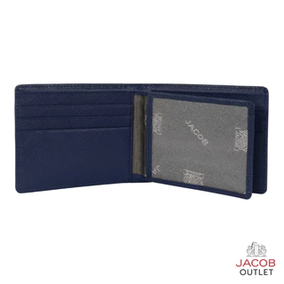 JACOB กระเป๋าสตางค์ชาย ลายSaffiano พร้อมช่องใส่รูปภาพ รุ่น 22622