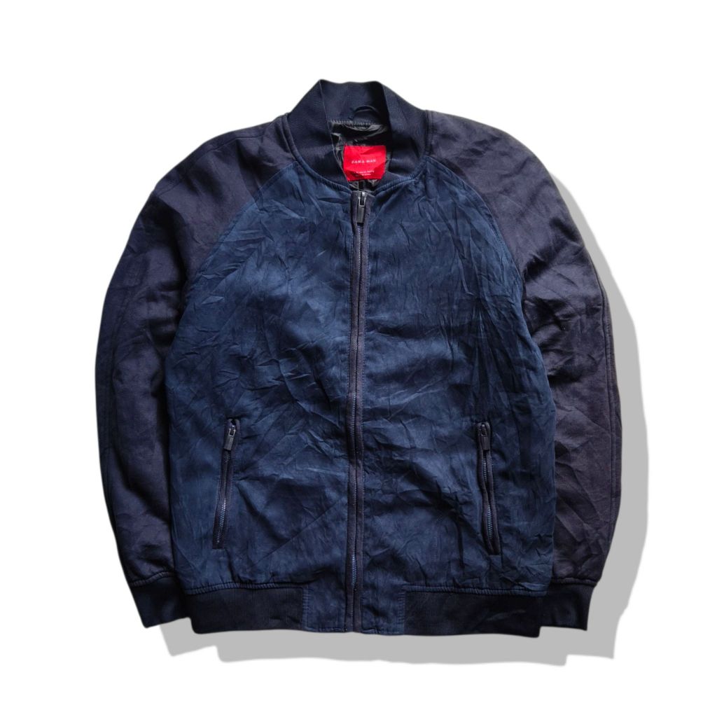 Zara Man Velvet Bomber Jacket รอบอก 45”
