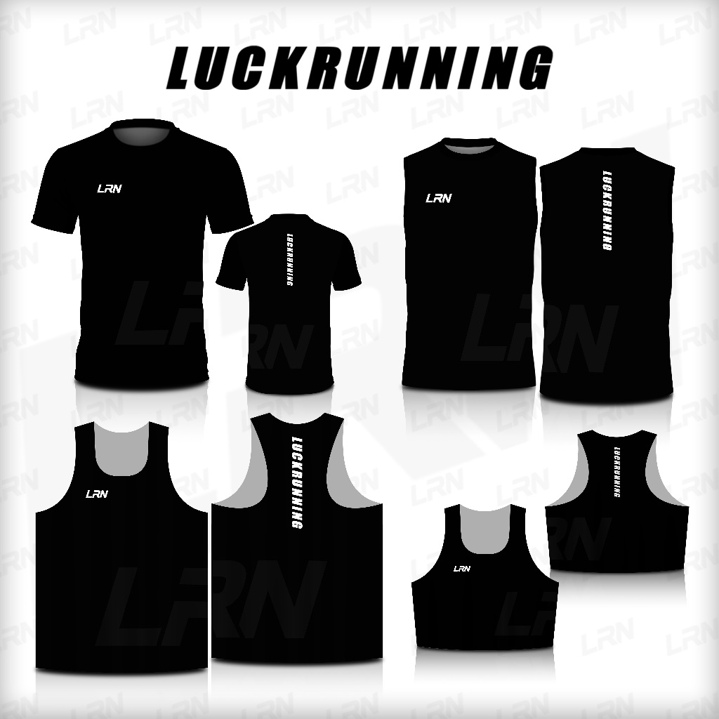 เสื้อวิ่งพิมพ์ลาย LRN เนื้อผ้า Super Air Flow (SF19)