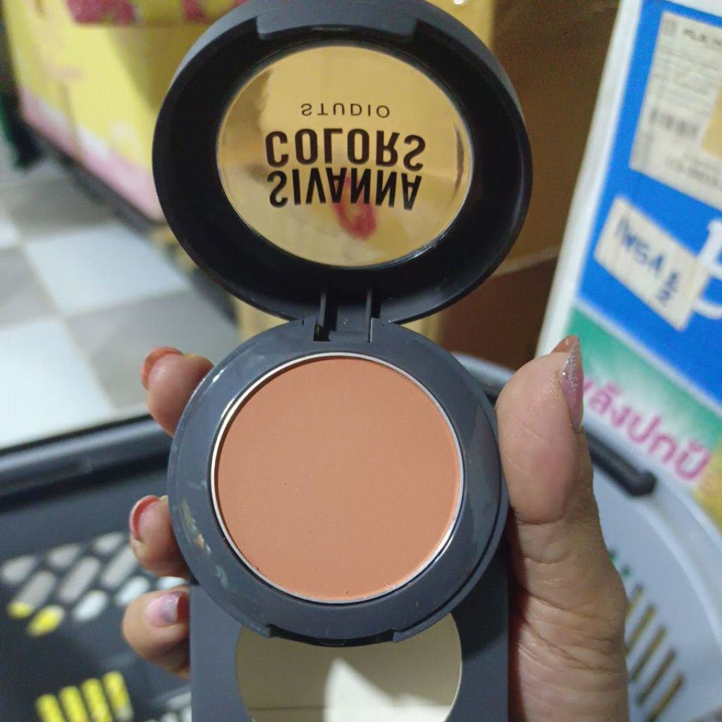 sivanna color  Studio Blush ปัดแก้ม sivanna สีนู้ด ตกแต่งแก้มให้สวยงามเป็นธรรมชาติ