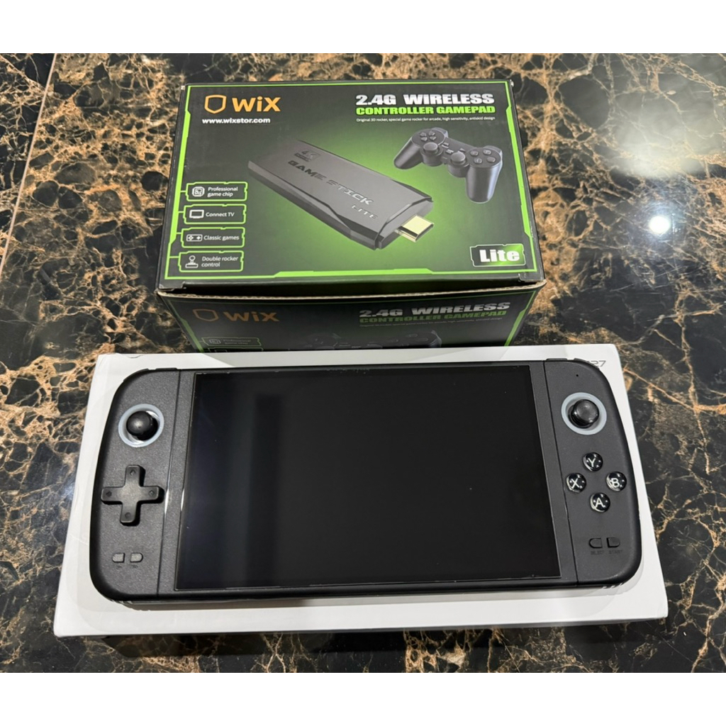 เครื่องเกมส์ รุ่น M27 แบบพกพาคอนโซล พร้อมเมม 256GBมือสอง สภาพเหมือนใหม่