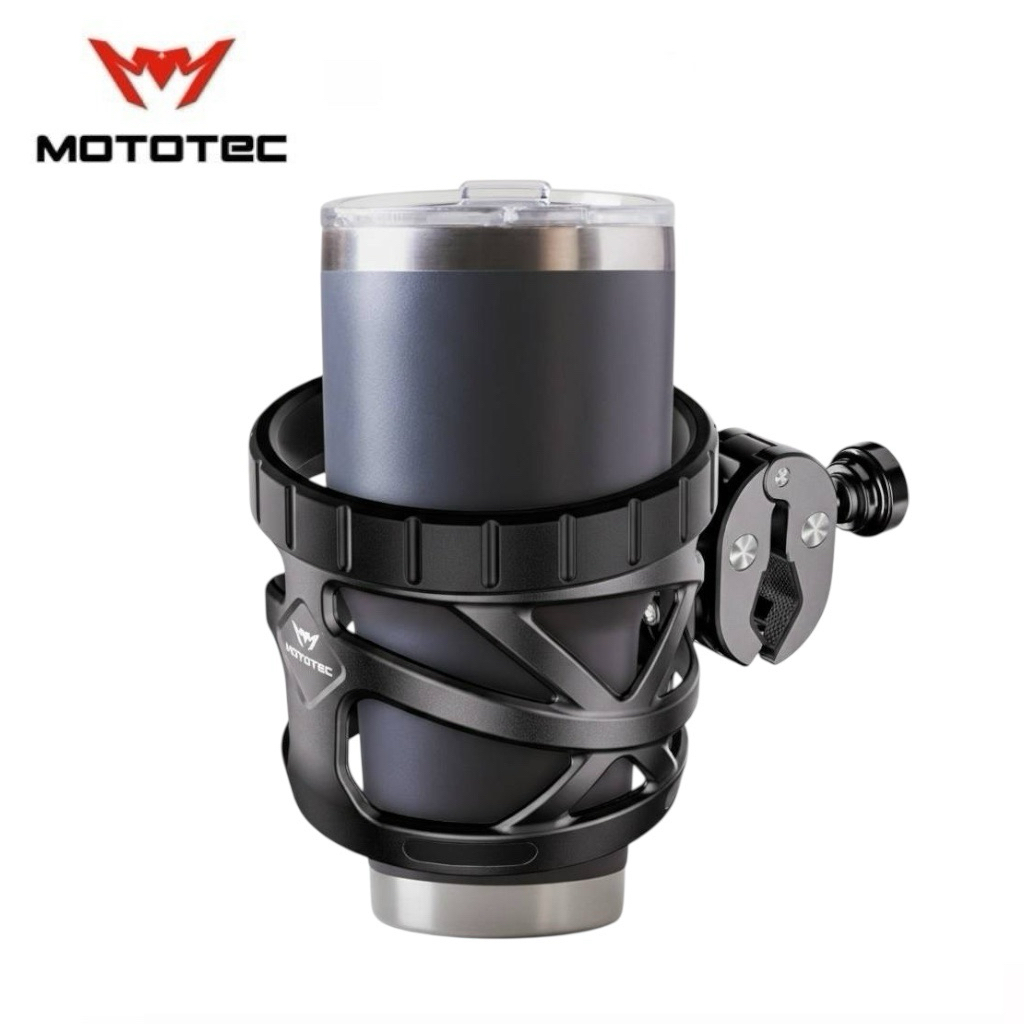 MOTOTEC MT-YH01 ที่วางแก้วน้ำมอเตอร์ไซด์ ที่ใส่แก้วน้ำ ที่ใส่ขวดน้ำ ที่วางแก้วน้ำ แข็งแรงมาก[รับประกัน 1 ปี]