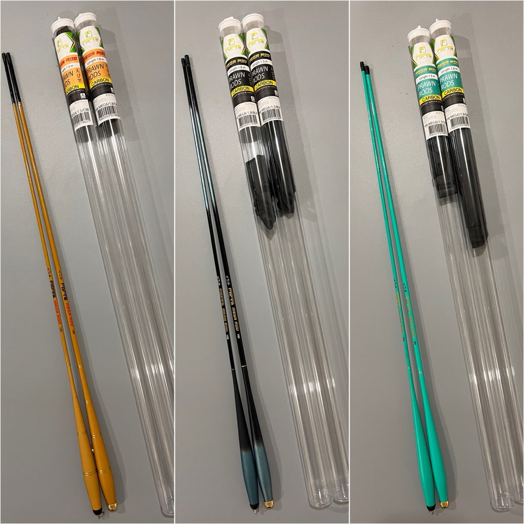 คันตกกุ้งราคาถูก คันตกกุ้ง Forte ระยะ 1.5/1.8 เมตร (1.5เวทอ่อนUL/1.8เวทLปลาย1-2อ่อน)