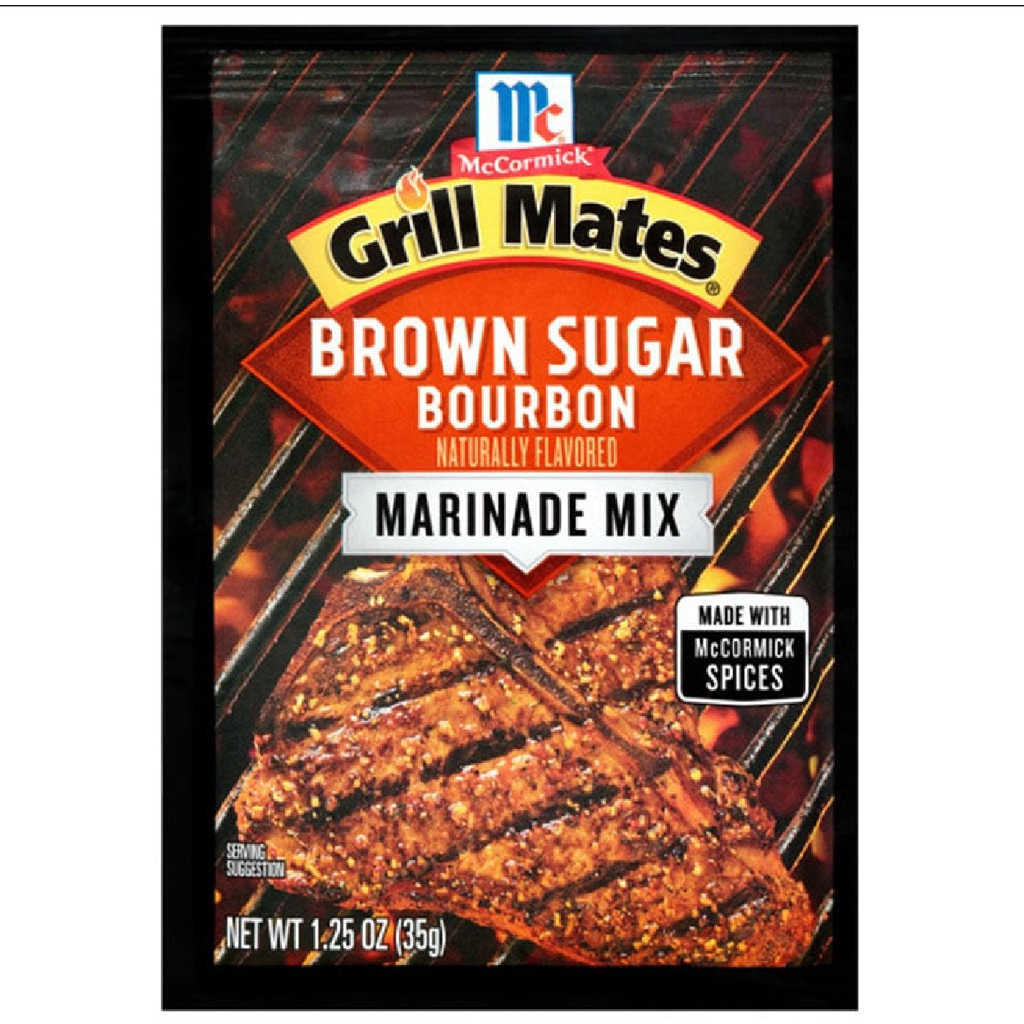 Mccormick Grill Mates Brown Sugar Bourbon Naturally Marinated Mix/Tomato Garlic & Basil