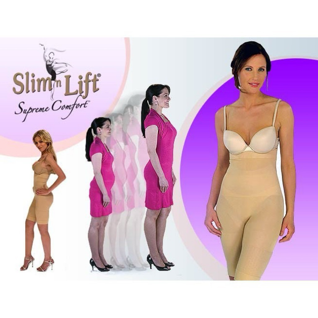 กางเกงเก็บพุง📌1แถม1📌 Slim n Lift กางเกงกระชับสัดส่วน สีเบจและสีดำ📌1แถม1📌 Slim n Lift