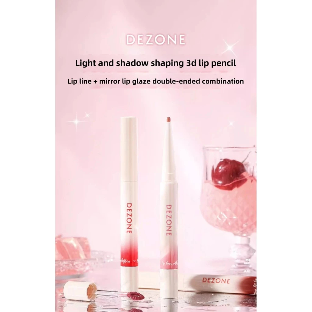 Dezone ลิปกลอส ลิปไลเนอร์ 2in1 (ของแท้จากไทย!)
