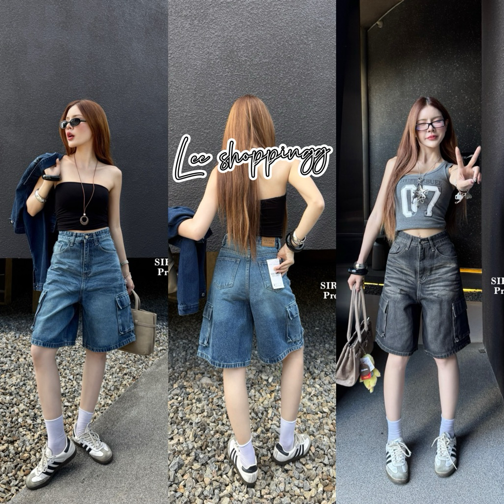 New collection กางเกงยีนส์คาร์โก้ที่จริงใจ  รุ่นนี้ต้องบอกเลยนะคะว่าสวยเท่ดูดีมากๆ ผ้าดีมาก ป้ายSIRINAN STUDIO