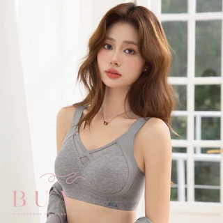 BUA-รุ่นปทุม บราไร้ขอบล๊อคเต้าผ้าทอร่อง