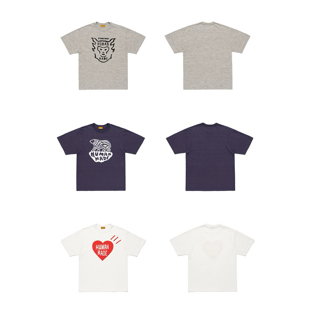🇹🇭[ของแท้ 100% พร้อมส่ง] เสื้อ Human Made Graphic T-shirts