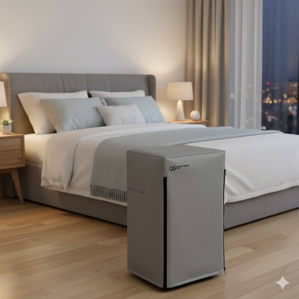 ผ้าคลุมเครื่องฟอกอากาศ สไตล์มินิมอล สีเรียบหรู (สำหรับ Xiaomi / Philips / Toshiba / Electrolux) ราคา ถูกที่สุด ดีลบีเคเค รูปภาพหลัก