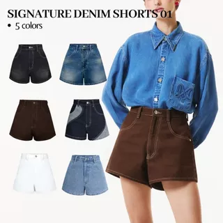 Merge Official - Signature Denim Shorts 01 (พร้อมส่ง)