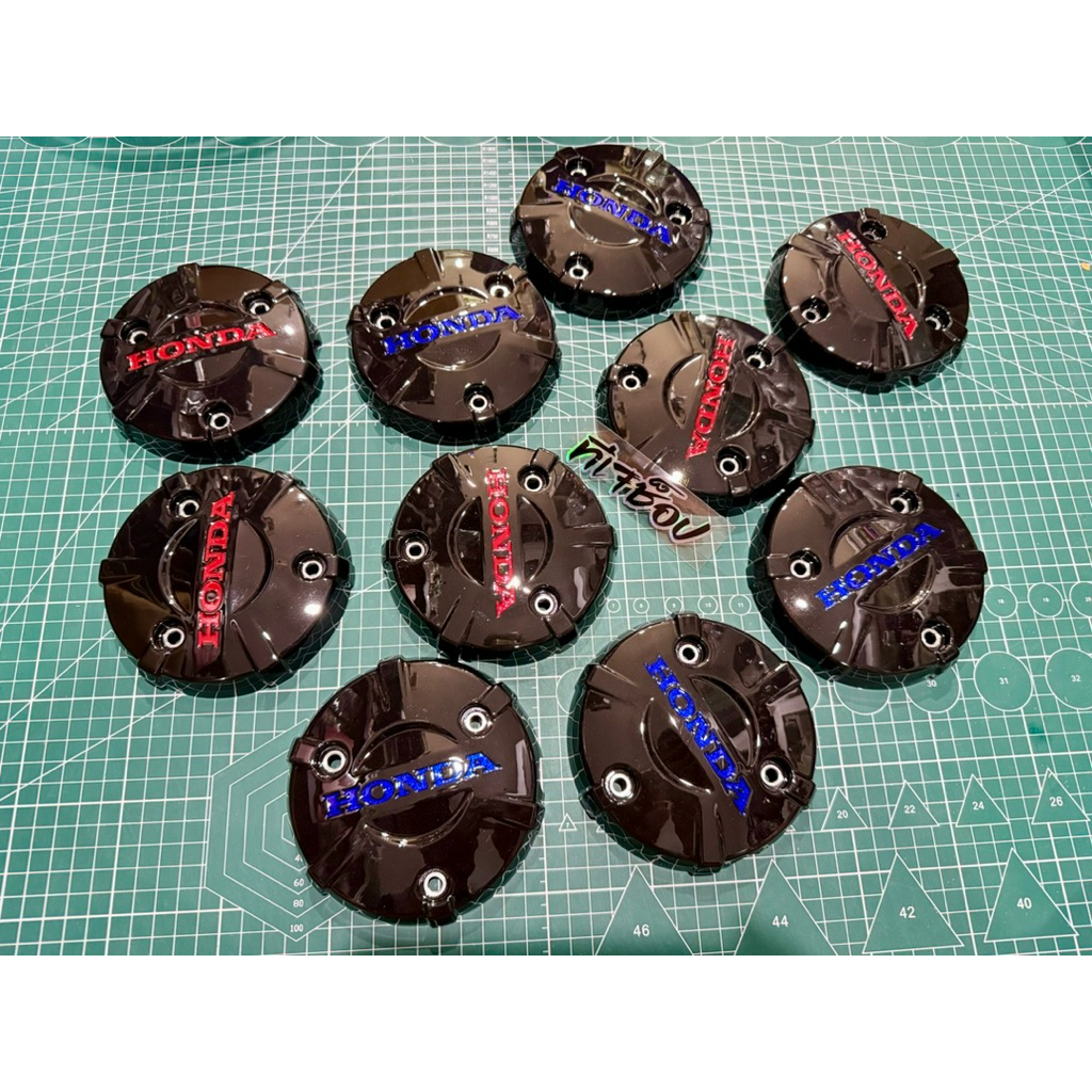 ครอบฝาครัชเคลือบเงา+ยอดสี❤️💙W125LED/MSX