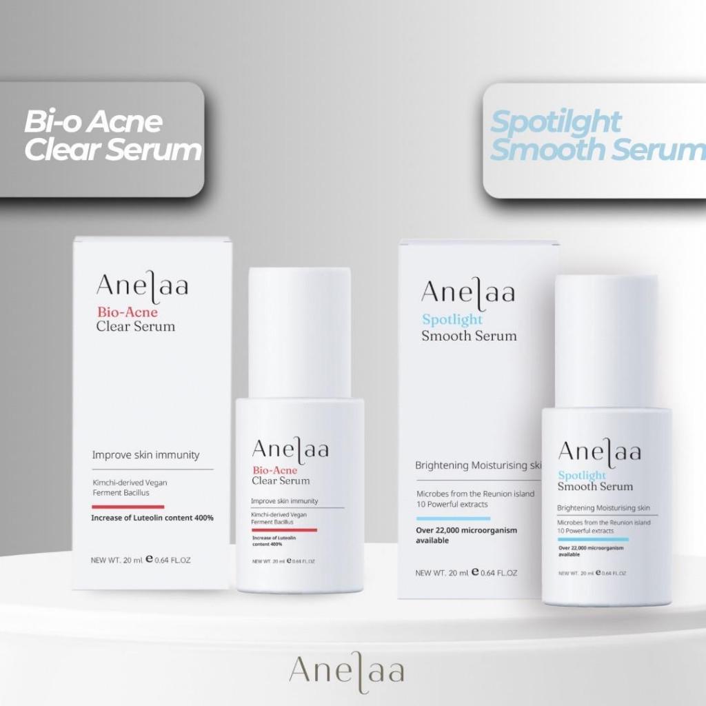 เซรั่มหน้าใส Anelaa 1 + เซรั่มสิว Anelaa Bio-Acne 1