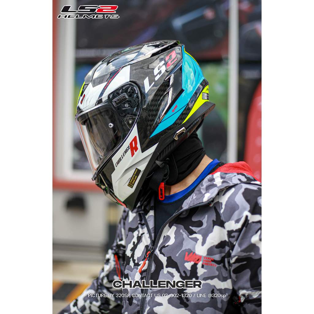 หมวกกันน็อคเต็มใบ LS2 FF327 CHALLENGER CT2 ของแถมเพียบ ส่งไว!!! SP.bike
