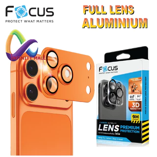 Focus full lens Aluminium ฟิล์มเลนส์กล้อง แบบเต็ม อลูมิเนียม สำหรับ iPhone 17 pro max / 17 pro กันรอยฐานและเลนส์กล้อง