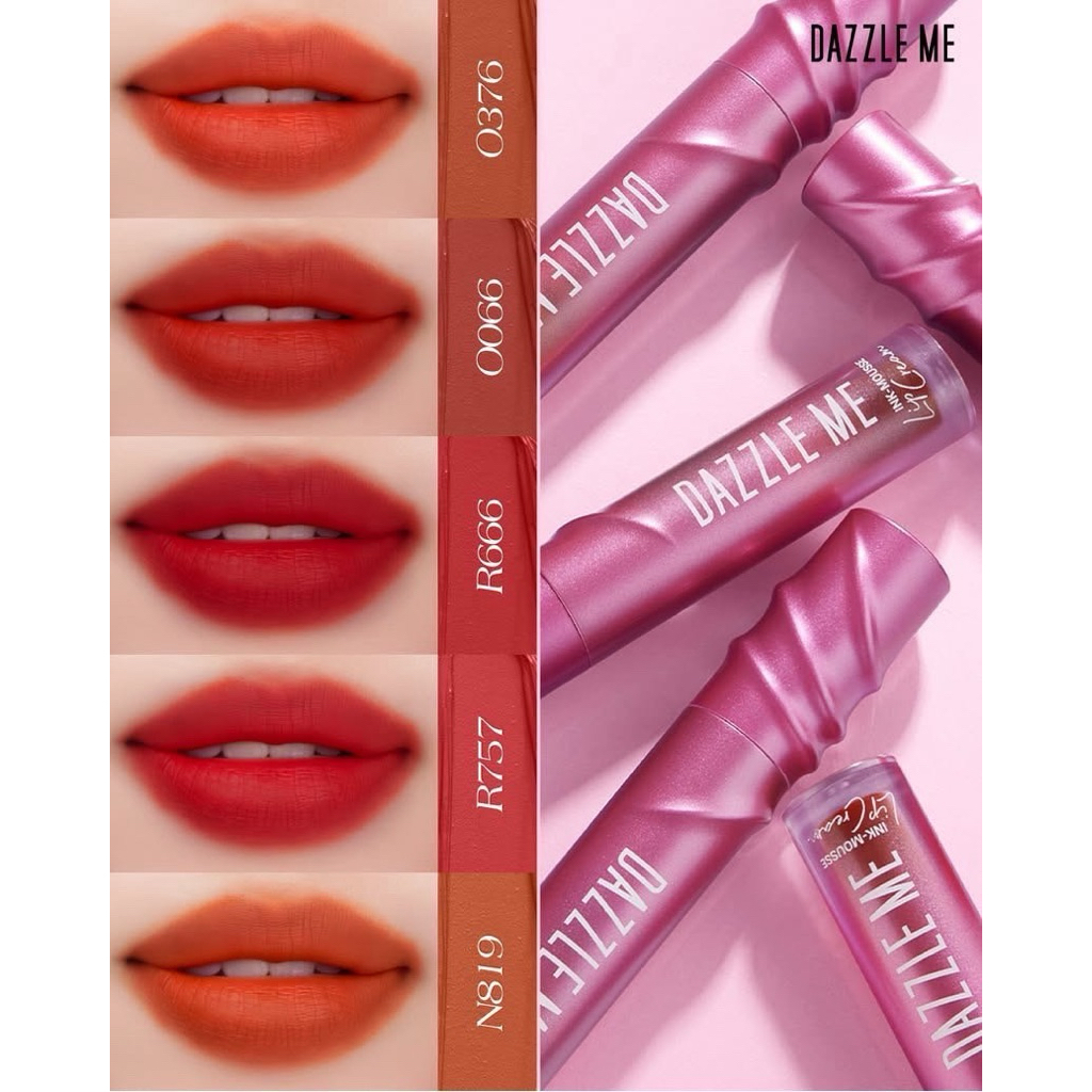 🍀พร้อมส่ง🍀dazzle me ink-mousse lip cream