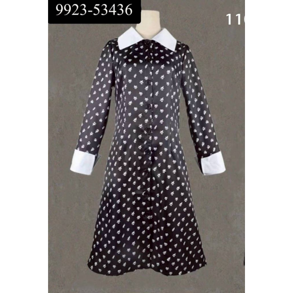 mea ส่งจากกรุงเทพ ชุดwednesday เด็ก