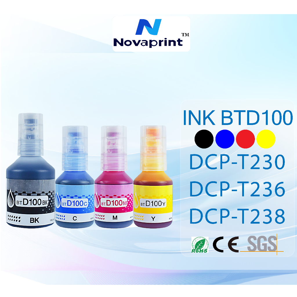 เครื่องพิมพ์ที่รองรับหมึก BTD100 รุ่น DCP-T230 T236 T238 T430 T435W T436W T439W T536W INK btd100